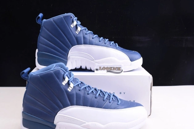 1st Kicks Shoes 12 Air Retro Jordan Blue 130690-404 Stone 0817